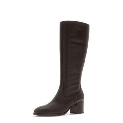 Stiefel GABOR "Eleganter Stiefel", Damen, Gr. 40,5, braun, Schuhe Stiefel