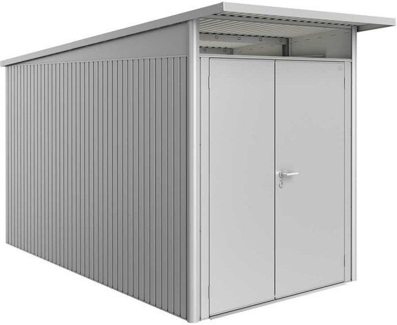 6x12 Biohort AvantGarde A4 Metal Shed - Double Door - Metallic Silver