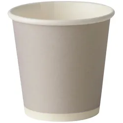 VEPATIM 80 Trinkbecher 'Shot' Schnapsbecher aus Pappe 5 cl 50 ml silber