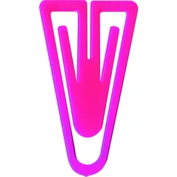 Laurel Büroklammern Plastiklips 21mm VE=10x1000 Stück pink