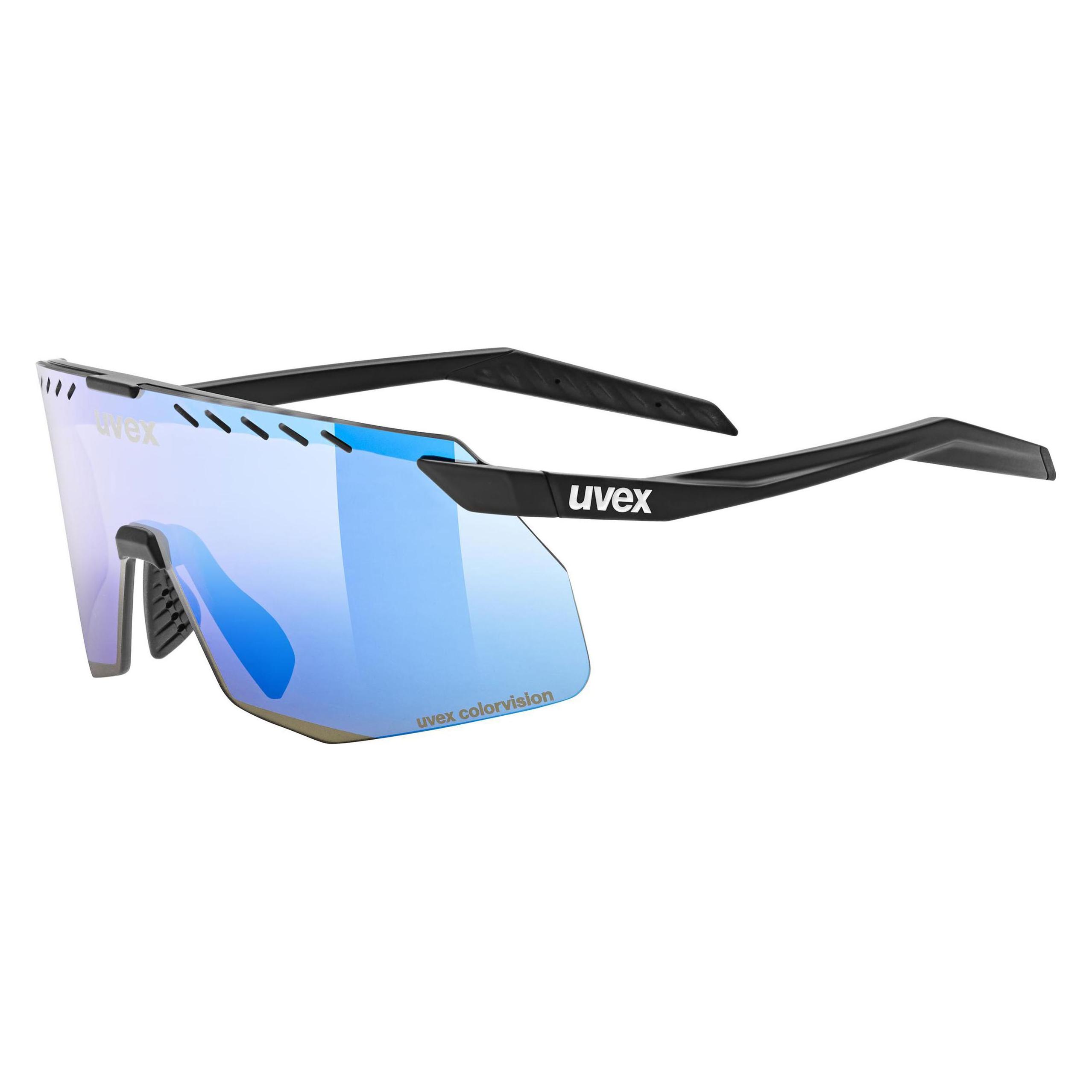 Uvex pace stage S CV (black matt (blue S2), colorvision mirror blue (S2)) (533073)