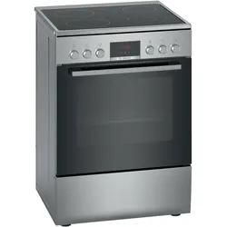 Bosch Hausgeräte HKR39C250, Backofen + Herd Freistehend, Silber