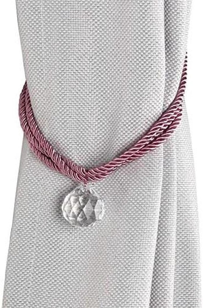Zilveren Gordijnbinders in Kristal Design - 1 stuk