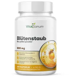 VitaSanum®- Blütenstaub – 500 mg – 1 Kapsel Tagesportion