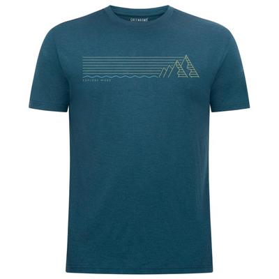 GreenBomb - Explore Loom - Merinoshirt Gr S blau