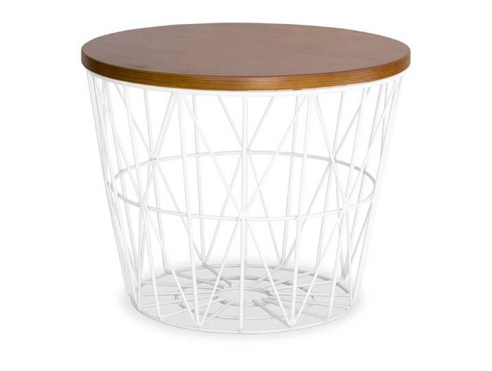 Table d'appoint Panier – Modern Blanc