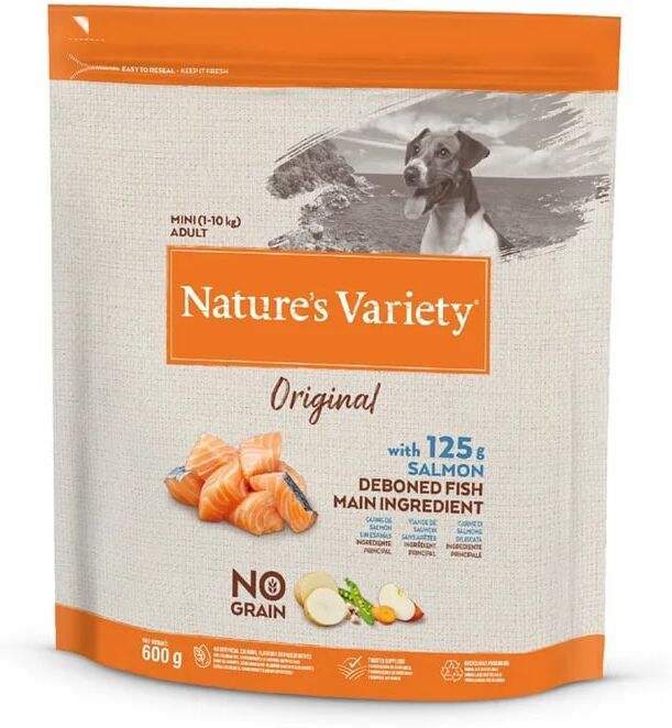 Nature's Variety Original Dog Adult Mini Salmão 600g