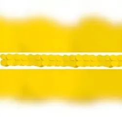 Papier Girlande gelb