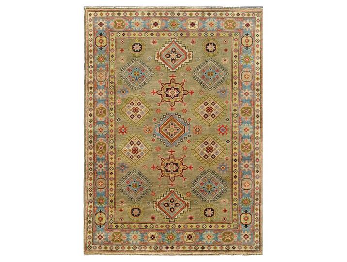 Kazak Ghazni Teppich 123x182 Handgeknüpft Orientteppich Wolle