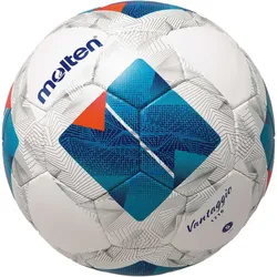 molten F4N1710 Fußball Trainingsball weiß/blau 4