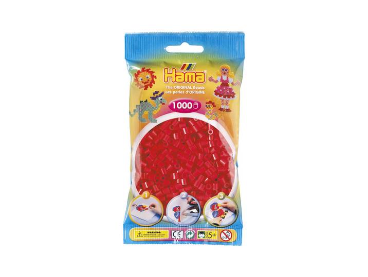 Hama Perlen Rot