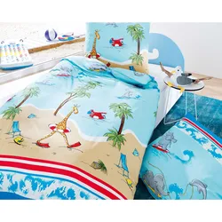 Kaeppel Kinder-Bettwäsche Beach Fun 583  – erhältlich in 2 Ausführungen