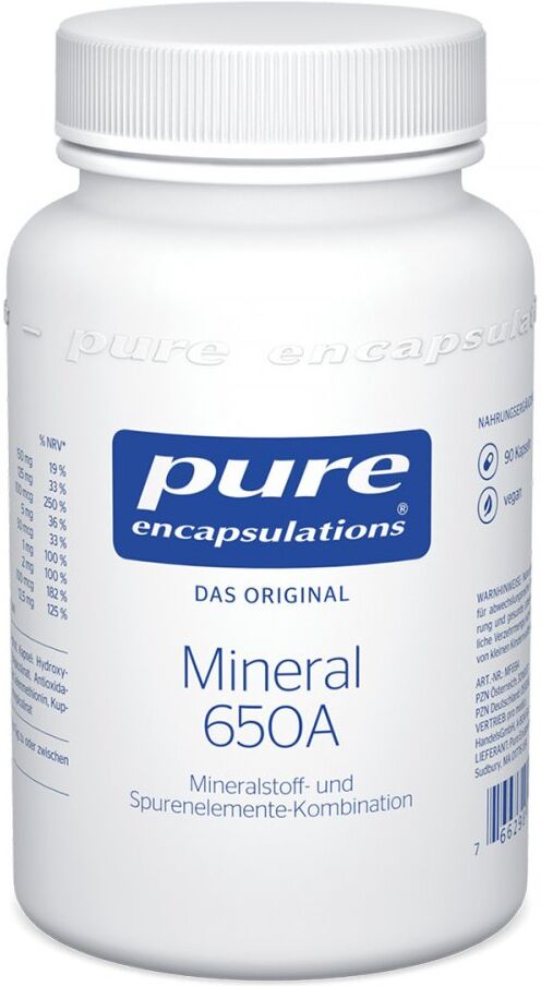 Pure Encapsulations Mineral 650a Kapseln 90stk