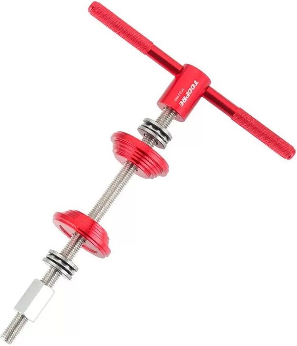 INF Outil de presse pour boîtier de pédalier/jeu de direction de VTT - Installation professionnelle Rouge