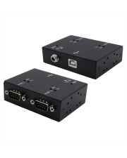 Exsys GmbH USB 2.0 zu 2S RS-232 Metallgehäuse Digital/Daten (EX-13072HM)