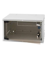 TRITON Gehäuse geeignet für Wandmontage 6U 48,3 cm 19" / 400 Glastür (RXA-06-AS4-CAX-A1)