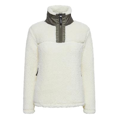 Troyer OXMO "Troyer OXElina", Damen, Gr. XL, weiß (cloud dancer), Obermaterial: 100% Polyester PES., Pullover Troyer