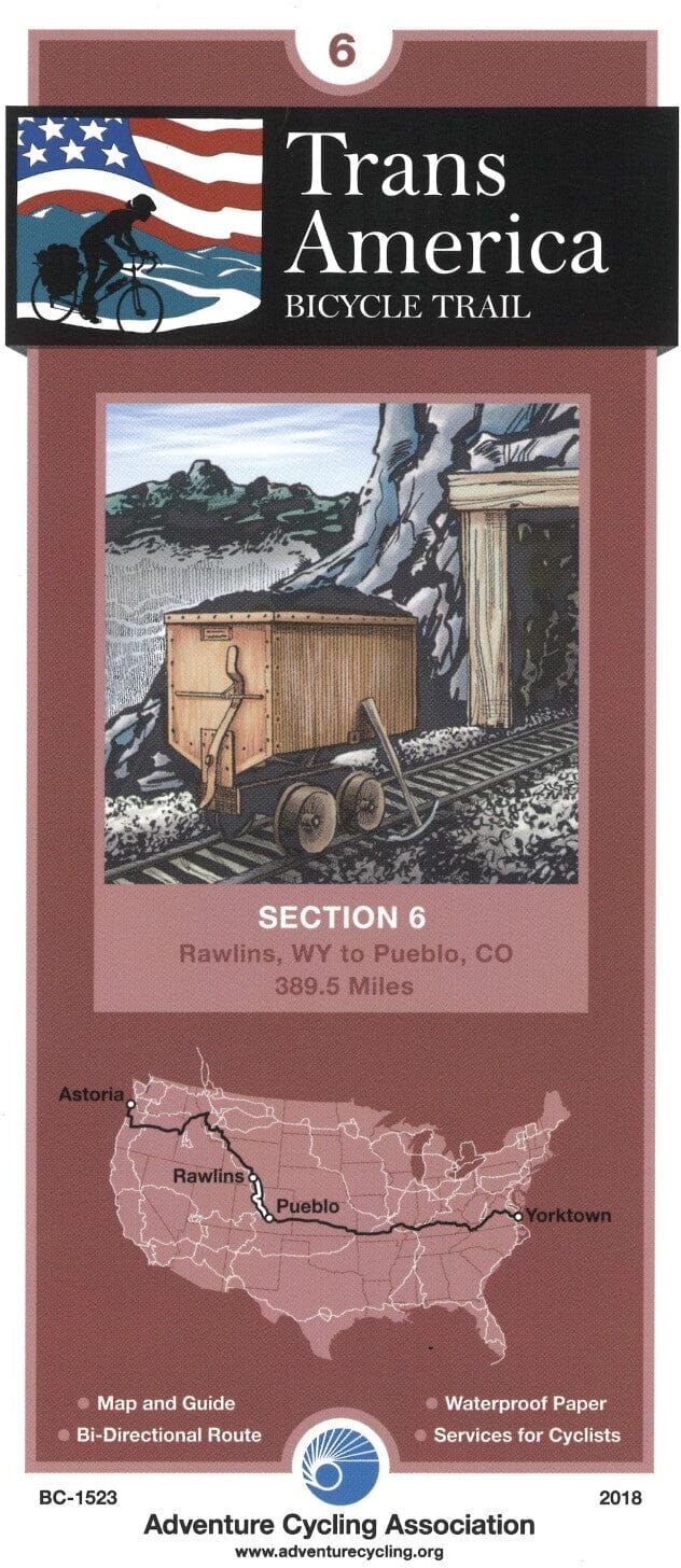 Piste cyclable Transamerica #6 : Rawlins, Wyoming - Pueblo, Colorado Adventure Cycling Association   Adventure Cycling Association