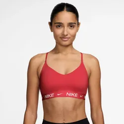 NIKE Indy Light Support Padded Adjustable Sport-BH Damen 696 - lt crimson XS