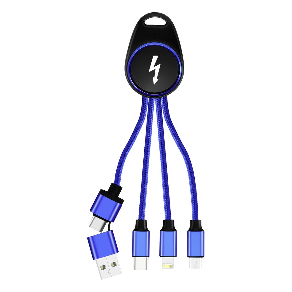 Smrter All-in-One 5in1 Ladekabel (0.15 m, USB 2.0) (SMRTER_HYDRA_GO_NB)