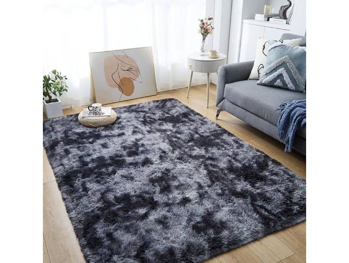 Tapis Salon Shaggy Tapis Chambre 160 * 230CM Doux Moelleux Moderne Grand Tapis à Poils Longs Tapis Antidérapant Décoration