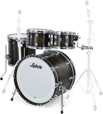 Ludwig Classic Oak Studio 22 Green B. Green Burst