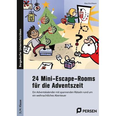 24 Mini-Escape-Rooms für die Adventszeit - GS, Geheftet von Klara Kirschbaum, Persen Verlag in der AAP Lehrerwelt GmbH, 978-3-403-20970-6