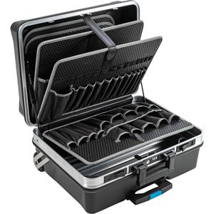 B&W Werkzeugkoffer Orca 115.05/P-G, leer, HPDE-Kunststoff Klapptrolley, abschließbar