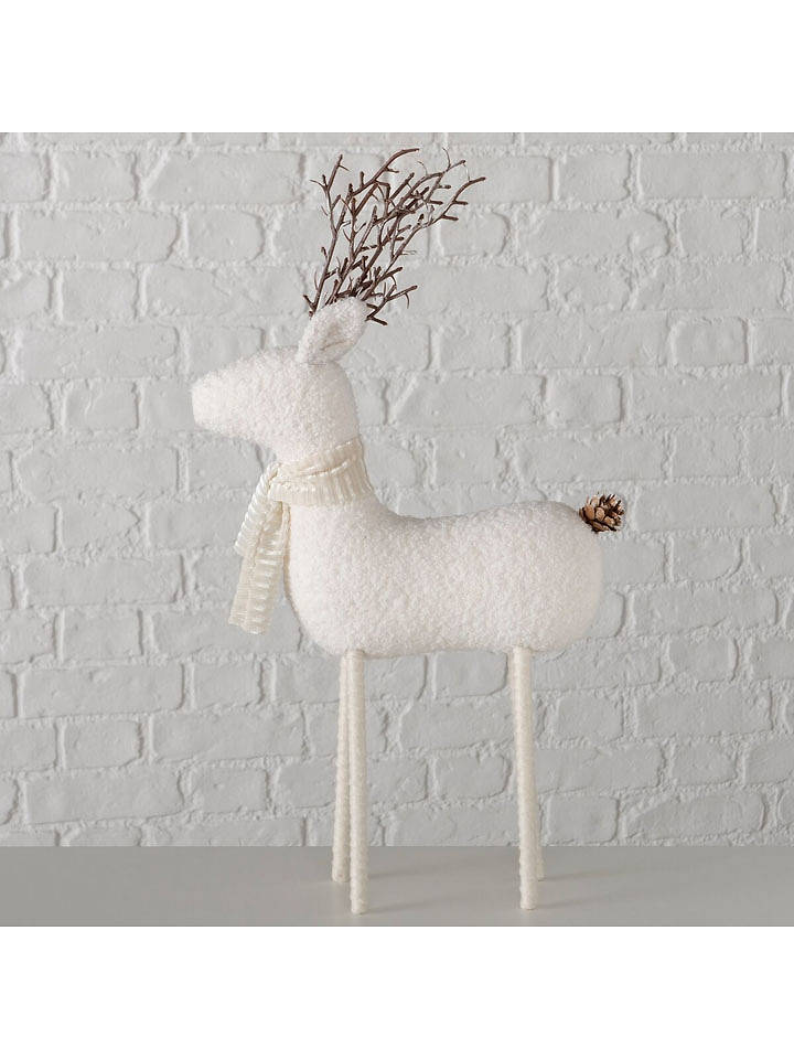 Boltze Dekofigur "Sylla" in Weiß/ Creme - (H)55 cm - onesize