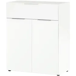 Primo Sideboard  Levi ¦ weiß ¦ Maße (cm): B: 83 H: 102 T: 42.0
