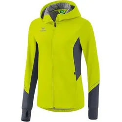 ERIMA Damen Funktionsjacke RACING running jacket, Größe 44 in Gelb Gelb