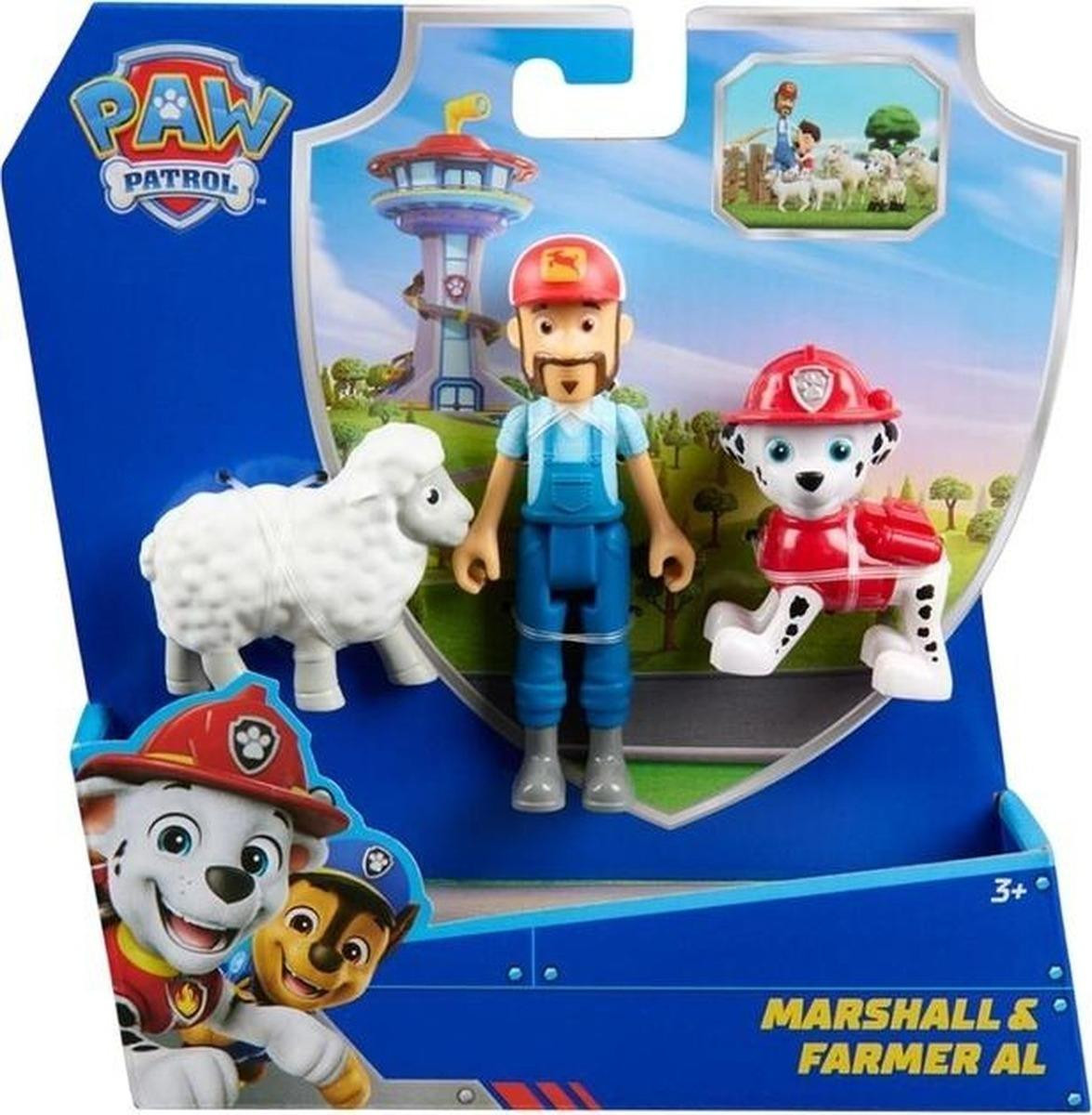 Paw Patrol figuurtjes Marshall en Boer Al
