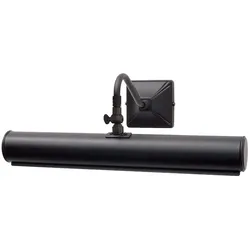Wandleuchte Bilderlampe Stahl Schwarz B 38 cm Badleuchte Flurleuchte 2 Flammig