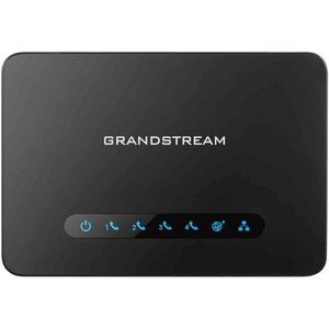 Grandstream HT814 VoIP-Telefonadapter, 4 FXS-Ports, 2 SIP-Profile, Gigabit-NAT-Router