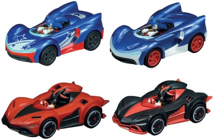 Voiture Sonic the Hedgehog : Shadow noir échelle 1:43 - Carrera