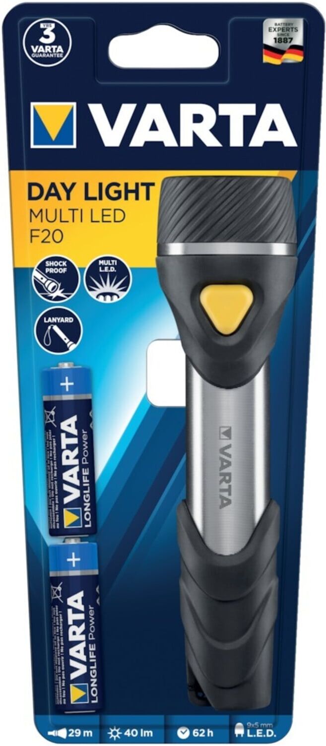 Varta Taschenlampe Day Light Multi LED F20, 16632 (16632101421)