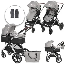 Lorelli, Kinderwagen, Kinderwagen 2 in 1 Viola (0 Monate - 4 Jahre)