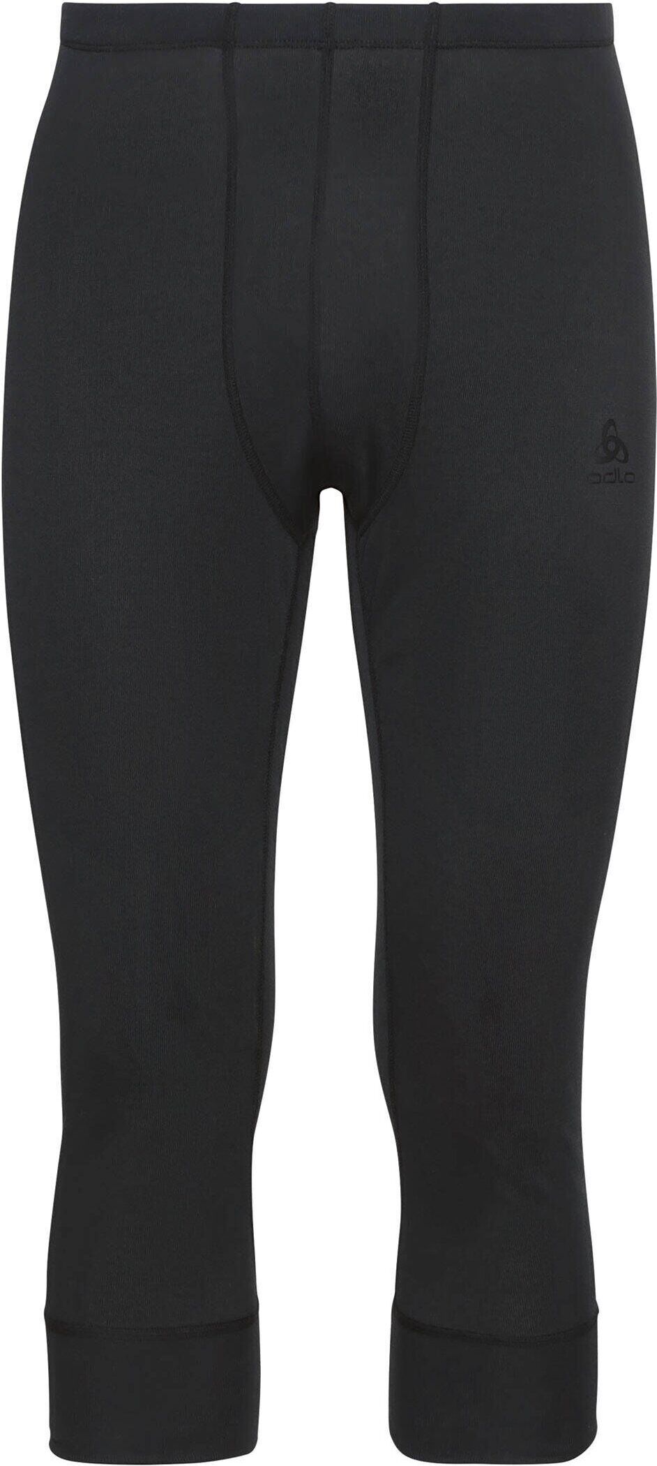 Thermounterhose ODLO "BL BOTTOM 3/4-ACTIVE WARM", Herren, Gr. L, schwarz, Obermaterial: 100% Polyester, Unterhosen Thermounterhose, sportlicher Stil, atmungsaktives Material, wärmeisolierend schwarz L