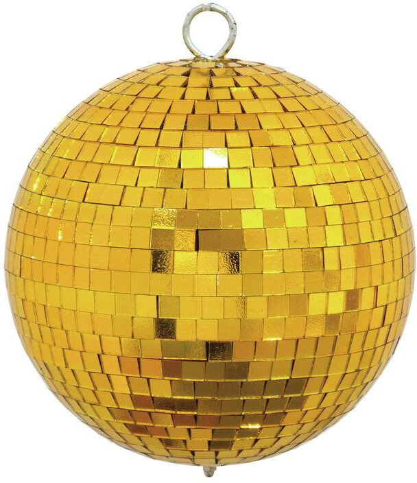 EuroLite Spiegelkugel 15cm Gold
