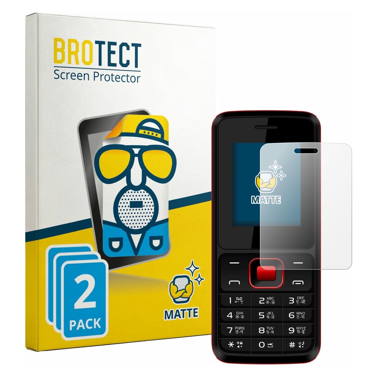 Brotect Entspiegelungsfolie für Karbonn K19 Rock Displayschutz Displayschutzfolie Folie Matt (1963942)
