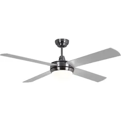 LED Deckenventilator inkl. Fernbedienung 3 Stufen Timer Vor- Rücklauf 132 cm Silber