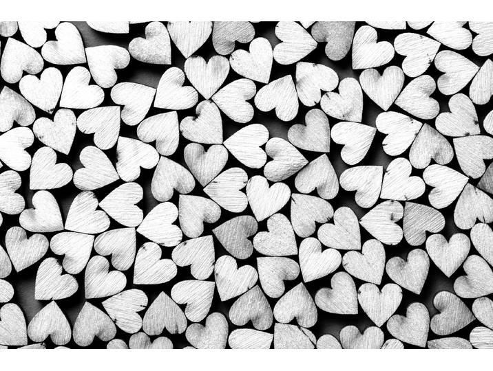 Papermoon Herzen Schwarz & Weiss