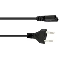 OMNITRONIC Euro Netzkabel 1,5m sw
