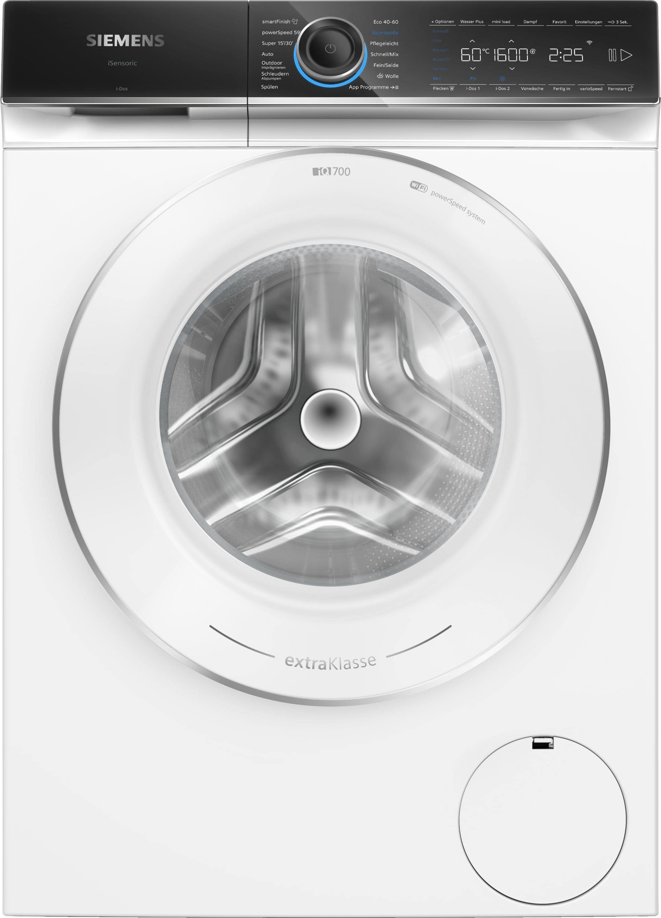 Siemens iQ700 WG66B2A91 11 kg Frontlader Waschmaschine 1600 U/min aquaStop Funktion jetzt zusätzlich 100¤ Cashback sichern*!