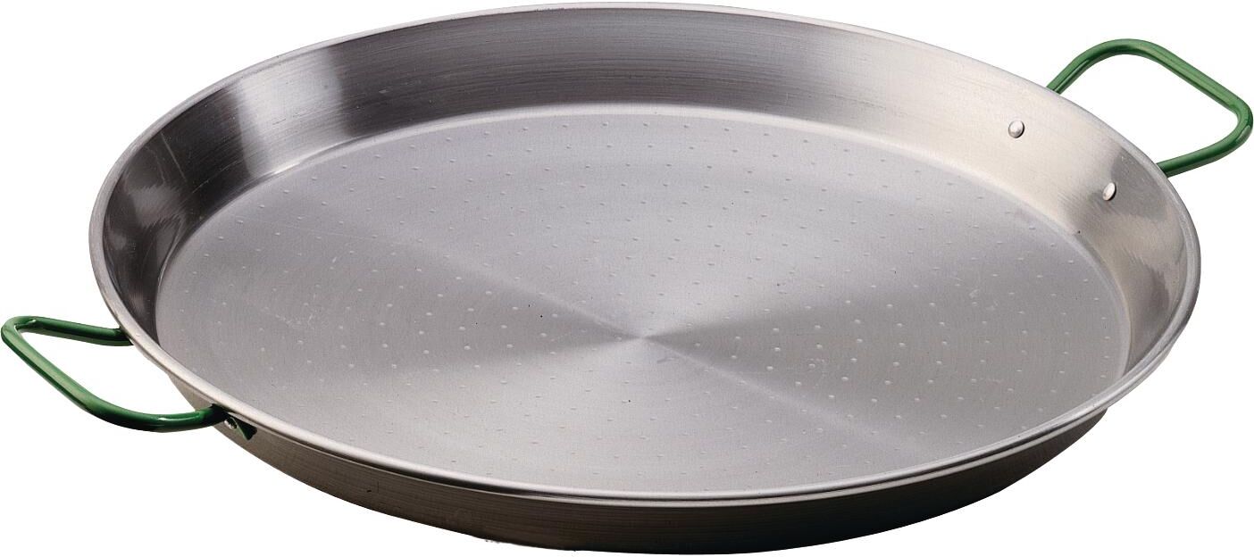 Grillpfanne "Garcima PAELLERO Ø 46 cm", silber (silberfarben), B:46cm, Pfannen, Grillpfanne silberfarben Einheitsgröße