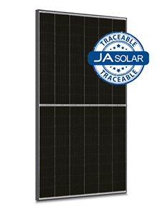 JA Solar 450W N-type Doppelglas Bifazial LB All Black MC4
