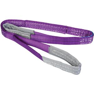 Silverline Hebeband 282524, 4m x 30mm, EN 1492-1, violett, Traglast 1 Tonne