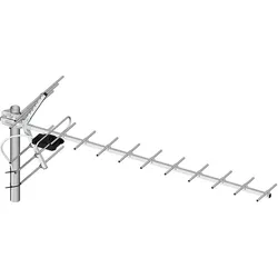Libox RTV-Antenne Kier-Antenne. 19-el.+Symmetrierer (Yagi-Antenne, DVB-T / -T2), SAT Spiegel + SAT Antennen, Schwarz