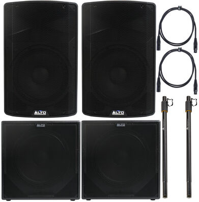 Alto TX 412/18S Power Bundle Noir