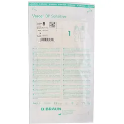 B. Braun Vasco OP Sensitive Latex Einmalhandschuhe naturweiß steril 40 Paar - 8 2 St